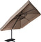 Zweefparasol Virgo Taupe 300 x 300 cm - inclusief kruisvoet