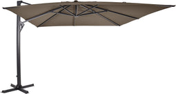 zweefparasol virgoflex taupe 300x400cm