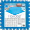Zwembad Ondertegels - Grondzeilen - 50x50 cm Blauw 8 stuks