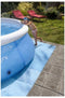 Zwembad Ondertegels - Grondzeilen - 50x50 cm Blauw 8 stuks
