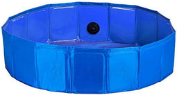 Zwembad Verwijderbaar Huisdieren Blauw Polyester Plastic (80 x 20 x 80 cm)