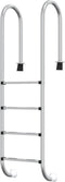 Zwembadladder 54x38x184,5 cm 304 roestvrij staal