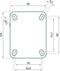 Zwenkwiel met rem 125 mm TPE TARSUS Extra stil