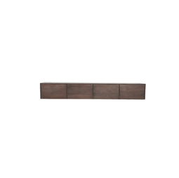 Zwevend TV-meubel Vision 200 cm - walnoot