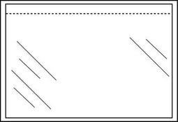Quantore - Paklijstenvelop zelfklevend blanco 225x165mm 1000st