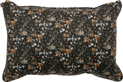 BePureHome Vogue Kussen Flower - Velvet - Zwart - 40x60