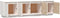 vidaXL - Tv-meubel - 156x37x45 - cm - massief - grenenhout - wit