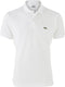 Lacoste Heren Poloshirt - Korte Mouwen - Wijd Model - Wit - Maat 5XL