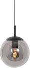 Steinhauer Bollique - hanglamp - rookkleurige glazen kap Ø 30cm - E27 - 3498ZW