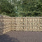 vidaXL - Schanskorfmuur - met - deksels - 900x50x200 - cm - gegalvaniseerd - staal