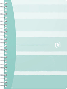 Spiraalblok Oxford Iconics A5 lijn 60vel zeegroen - 5 stuks