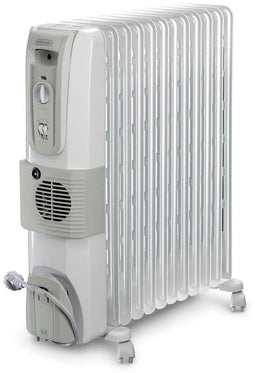 DeLonghi KH 771230V - Oliegevulde kachel - 3000W - Wit