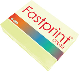 Kopieerpapier fastprint a4 80gr citroengeel | Pak a 500 vel | 5 stuks