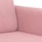 Fauteuil 60 cm fluweel roze