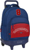 Schoolrugzak met Wielen Safta University Rood Marineblauw (33 x 45 x 22 cm)