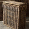 Riviera Maison Rattan Opbergkist met Deksel, Opbergmand - RR Cobbl Wharf Trunk S 60x30x70 - Rattan, Mahoniehout - Bruin