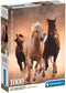Clementoni - Puzzel - 1000 Stukjes - Rennende Paarden - Puzzel Voor Volwassenen - High Quality Collection
