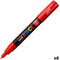POSCA PC-1M - Markeerstiften - Inkt op waterbasis - Rood (6 stuks)