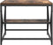 vidaXL - Salontafel - met - Opbergrek - - - Rookeiken, - 51x50x40 - cm, - Gemaakt - uit - Samengesteld - Hout