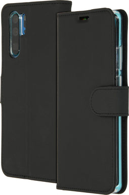 Accezz Hoesje Geschikt voor Huawei P30 Pro Hoesje Met Pasjeshouder - Accezz Wallet Softcase Bookcase - Zwart