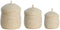 Light & Living Mand Kenmare - Crème - Ø34cm - Set van 3 - Modern
