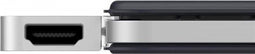 Hyper - 6-in-1 USB-C hub - HDMI 4K 60hz USB-A SD Micro SD - Grijs