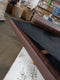 Kinderbank met voetensteun 100x50x30 cm kunstleer bruin