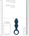 Shots - Loveline LOVE042BLU - Teardrop Shaped Anal Plug - Medium - Baltic Blue