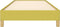 vidaXL - Bedframe - stof - groen - 90x200 - cm