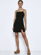 NOISY MAY NMCLARA STRAP SHORT DRESS - Spaghettibandjes - Zijsplit - Maat XL