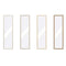 Wandspiegel Home ESPRIT Bruin Beige Grijs Stads 35 x 2 x 132 cm (4 Stuks)