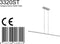 Steinhauer Bande - hanglamp - 3 lichtpunten - staal - LED - 3320ST