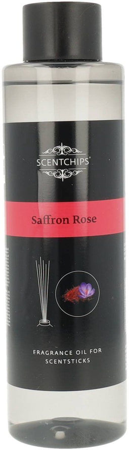 Scentchips® Geurstokjes Navulling - Saffron Rose - Geurverspreider - Luchtverfrisser - Huisparfum - 400ml