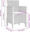 vidaXL - 4-delige - witte - poly - rieten - tuinstoelen - met - kussens