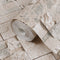 vidaXL - Vliesbehang - 3D - steen-look - 10x0,53 - m - grijs - en - beige