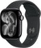Apple Watch Series 11 - Smartwatch - GPS - 42mm - Aluminium - Sportbandje S/M - Zwart