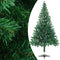 vidaXL - Kunstkerstboom - met - verlichting - en - kerstballen - 546 - takken - 180 - cm