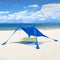 SoBuy OZT01-DB - Strandhuisje - 300x300x200 cm UPF30 - koningsblauw