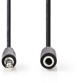 Nedis CAGB22050BK100 - Stereo audiokabel 3,5 mm - 1 meter - Grijs