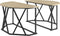 vidaXL - Salontafel - Sonoma - Eiken - 80x80x42 - cm - Gelaagd - Hout