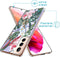 imoshion Hoesje Geschikt voor Samsung Galaxy S21 FE Hoesje Siliconen - imoshion Design hoesje - Groen / Roze / Tropical Jungle