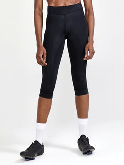 Craft Core Bike Endur Knickers fietsbroek 3/4 zwart dames