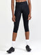Craft Core Bike Endur Knickers fietsbroek 3/4 zwart dames