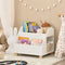 SoBuy KMB54-W - Kinderboekenplank - 3 Compartimenten - Wit