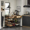 SoBuy FSB85-PF - Buffetkast - 2 Lades 3 Planken - Bruin