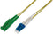 Assmann E2000 - LWL OS2 Singlemode glasvezel Patchkabel - 2 m - Geel