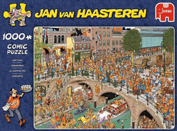 Jan van Haasteren - Koningsdag puzzel - 1000 stukjes - Multicolor