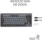 Logitech MX Mechanical Mini - Toetsenbord voor Mac - Ergonomisch met slimme achtergrondverlichting - Donkergrijs