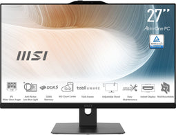 MSI AIO PRO AP272P - All-in-One PC - Core7-150U 27" FHD 16GB SSD 1TB WiFi 6E Windows 11 Pro - Zwart