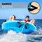 SereneLife Opblaasbare Sleeptube - Twee-Persoons Waterboot Float-Watersport Opblaasbare Trekboten/Tubes- Dubbele Zitplaatsen- PVC Blaas- Schuimkussen- Handgrepen